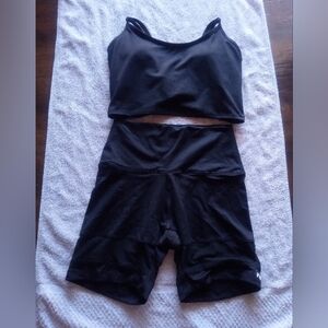PINK Victoria's Secret Black Activewear Set